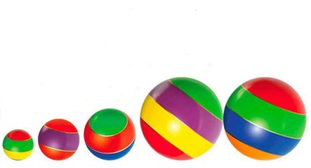 Купить Мячи резиновые (комплект из 5 мячей различного диаметра) в Кремёнках 